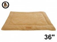 Ellie-Bo Beige Sherpa Fleece Cage Mat to fit Ellie-Bo 36 inch Dog Cage